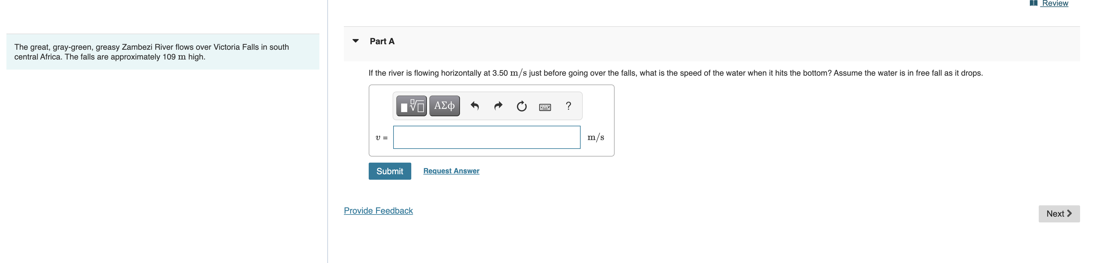Solved The great, graygreen, greasy Zambezi River flows