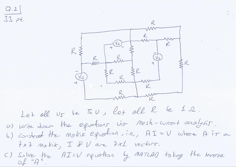 Solved Q 2 33 Pt R R Vs R K Lu Vis R R Ww R K Let Chegg Com