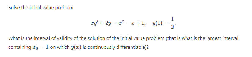 Solved Solve the initial value problem | Chegg.com