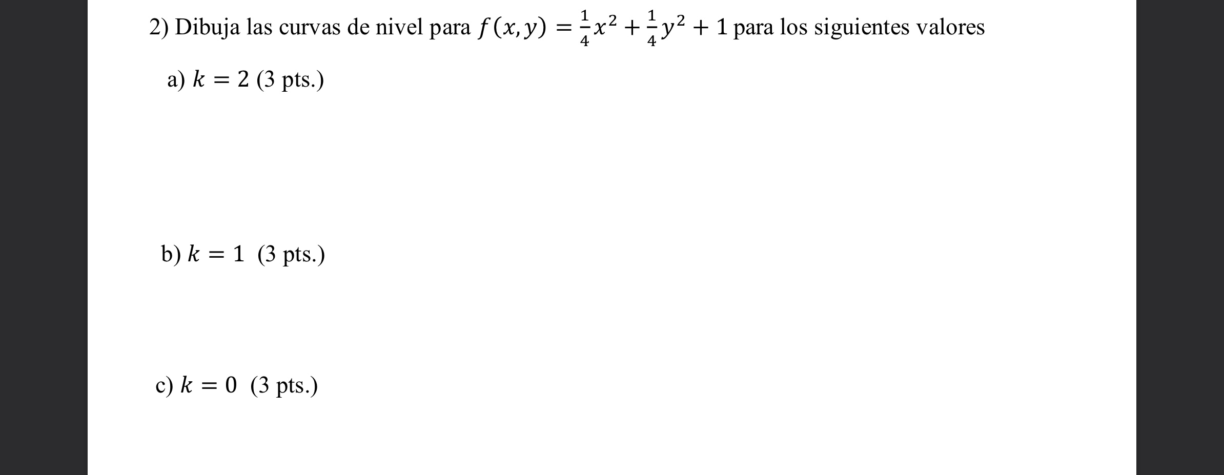 draw-a-curve-of-level-for-f-x-y-1-4x-2-1-4y-2-chegg