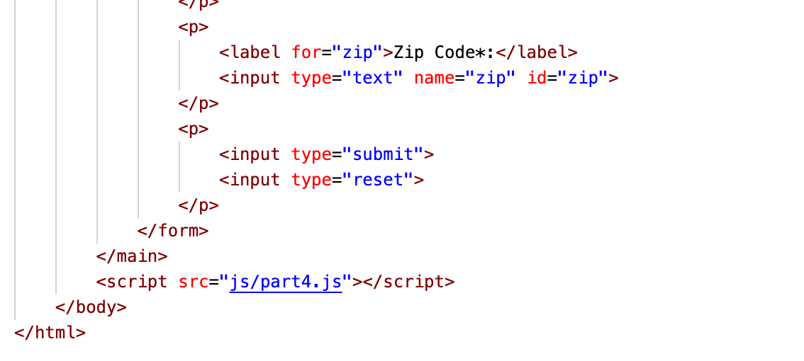 Solved a. This is a "typical" address form. Every field | Chegg.com