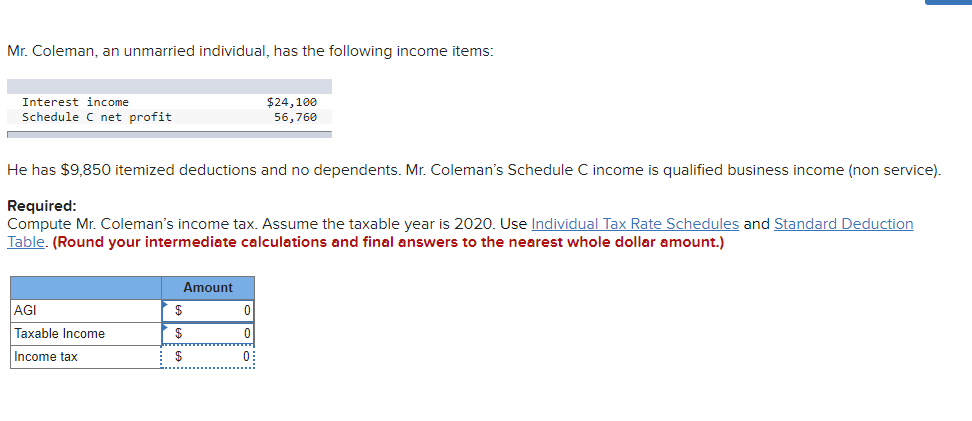 solved-mr-coleman-an-unmarried-individual-has-the-chegg