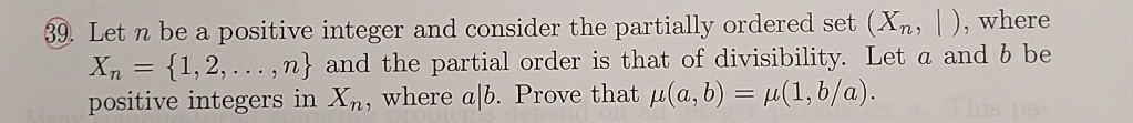 Solved 39. Let n be a positive integer and consider the | Chegg.com
