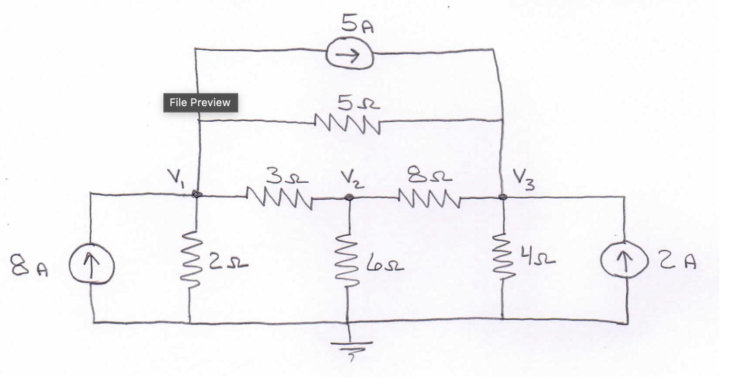 Solved 1 ï Use Nodal Analysis To Write Down The Equations To Chegg Solved 1 ï Use Nodal Analysis To Write Down The Equations To Chegg