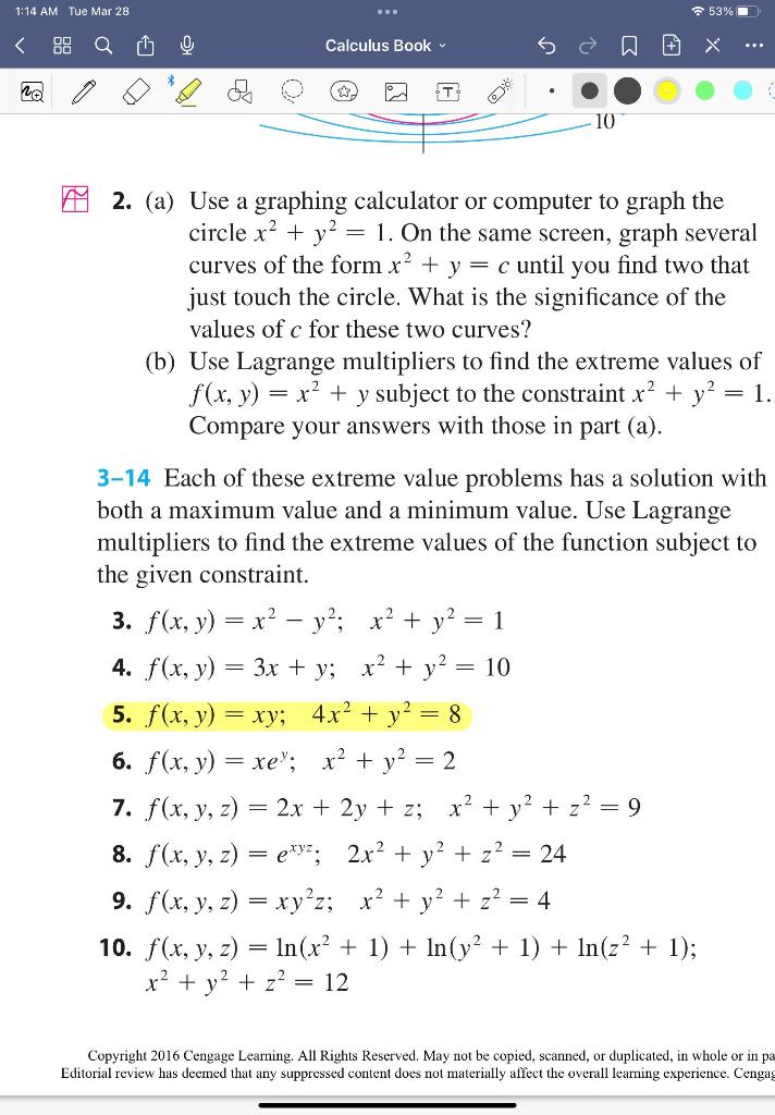 Solved Solve Question 5, SHOW ALL WORK Correct | Chegg.com