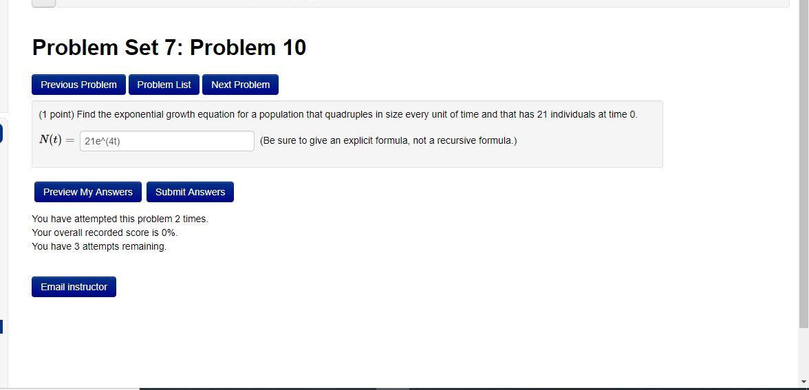 Solved Problem Set 7: Problem 10 Previous Problem Problem | Chegg.com