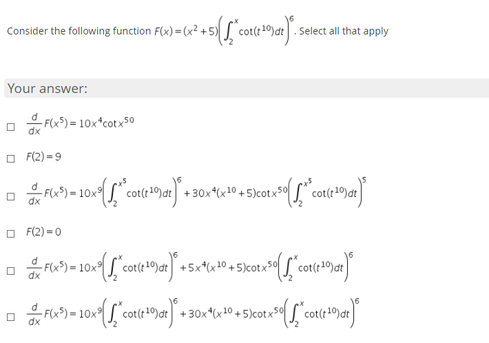 Solved 6 Consider The Following Function F X X2 5