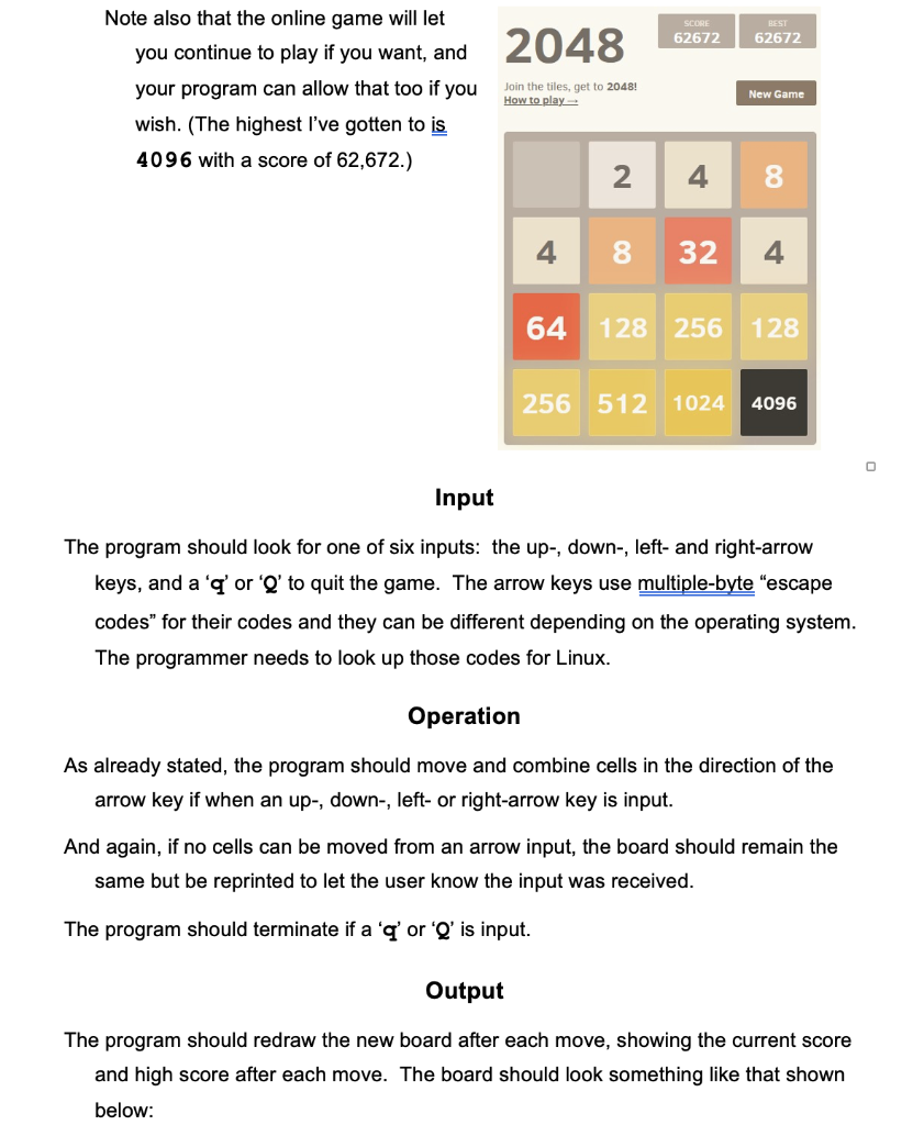 Solved Write program called p4. c that plays the game | Chegg.com