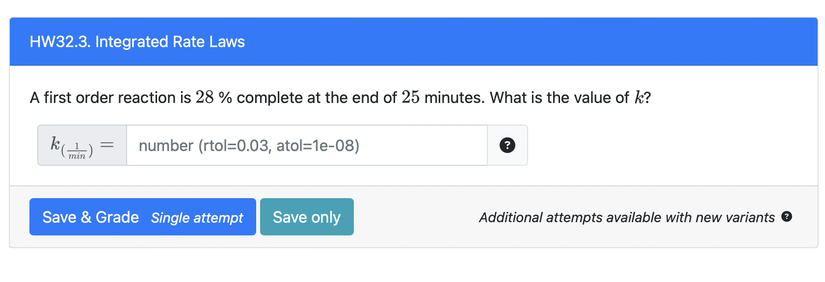 Solved A first order reaction is 28% complete at the end of | Chegg.com