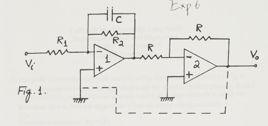 Solved (1) Study the cascaded amplifier shown in Fig. 1, | Chegg.com