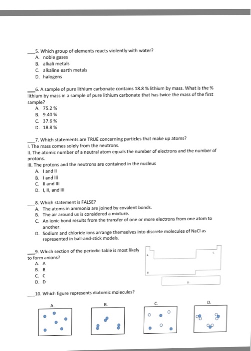 solved-5-which-group-of-elements-reacts-violently-with-chegg