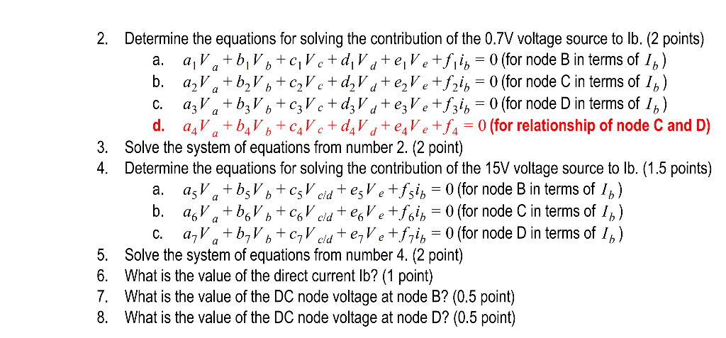 Solved Problem 3 (10 points) Analyze the circuit below using | Chegg.com