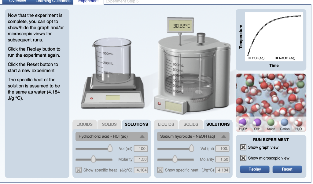 Solved using the data from calorimetry simulation,(first