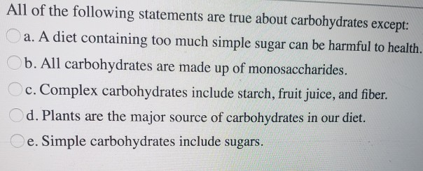 Solved All of the following statements are true about | Chegg.com