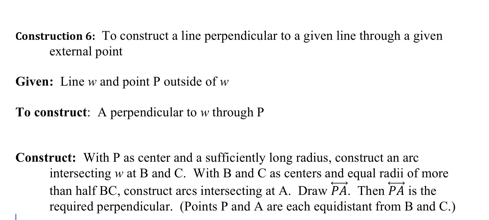 Solved Complete construction with straightedge and compass. | Chegg.com