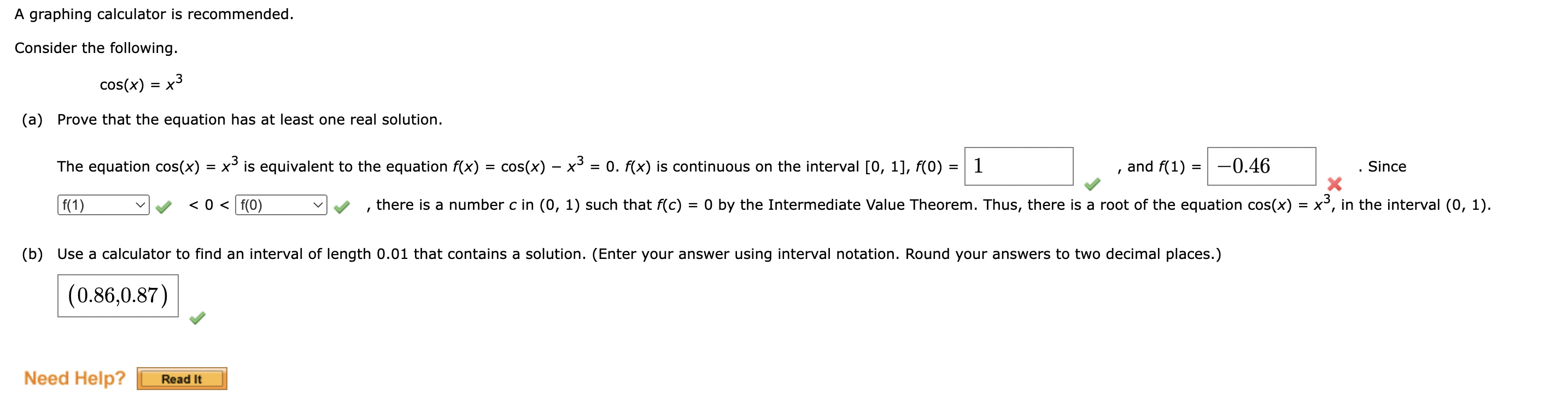 Solved A Graphing Calculator Is Recommended. Consider The | Chegg.com