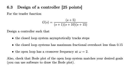 Solved Design Controller Chegg Solved Design Controller Chegg