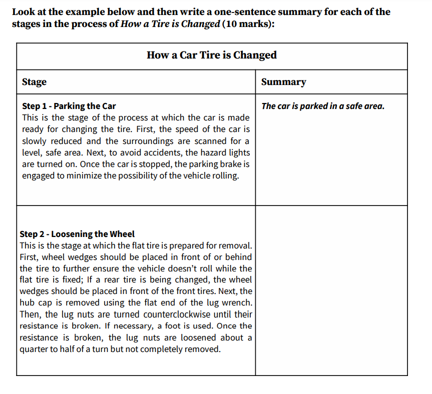 Look at the example below and then write a | Chegg.com
