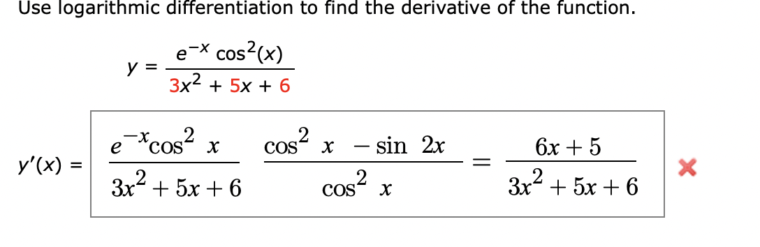 solved-y-3x2-5x-6e-xcos2-x-chegg