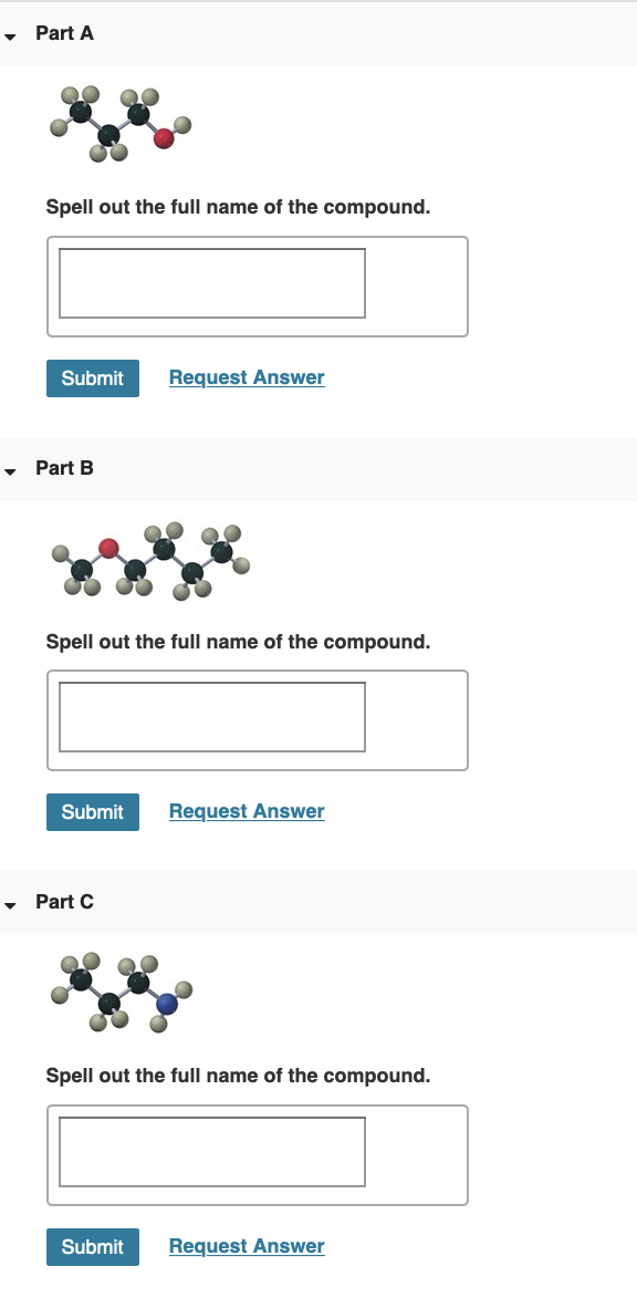 Solved Part A Spell out the full name of the compound Chegg com