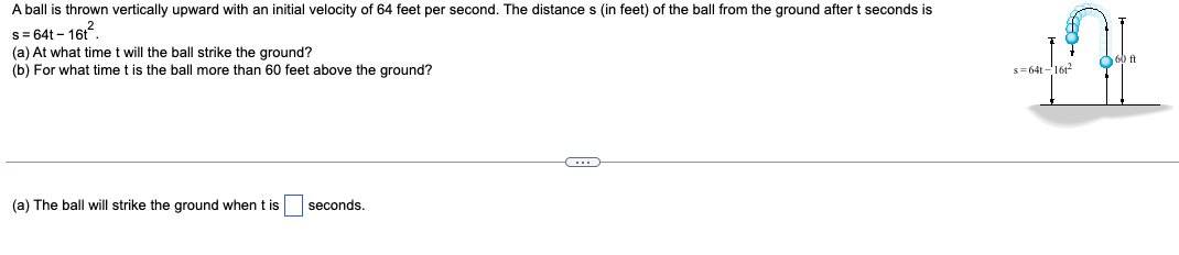 Solved A Ball Is Thrown Vertically Upward With An Initial | Chegg.com