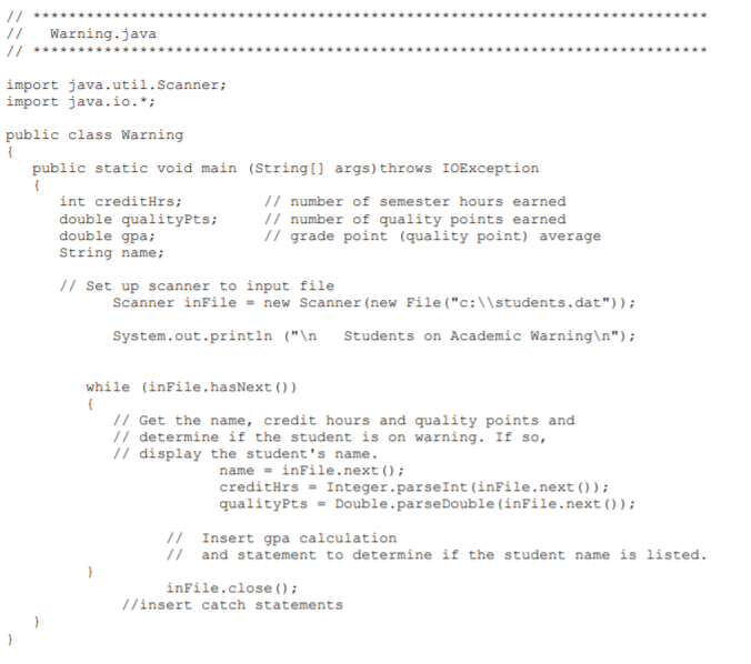 Solved Part II: Reading a Data File Review the program | Chegg.com