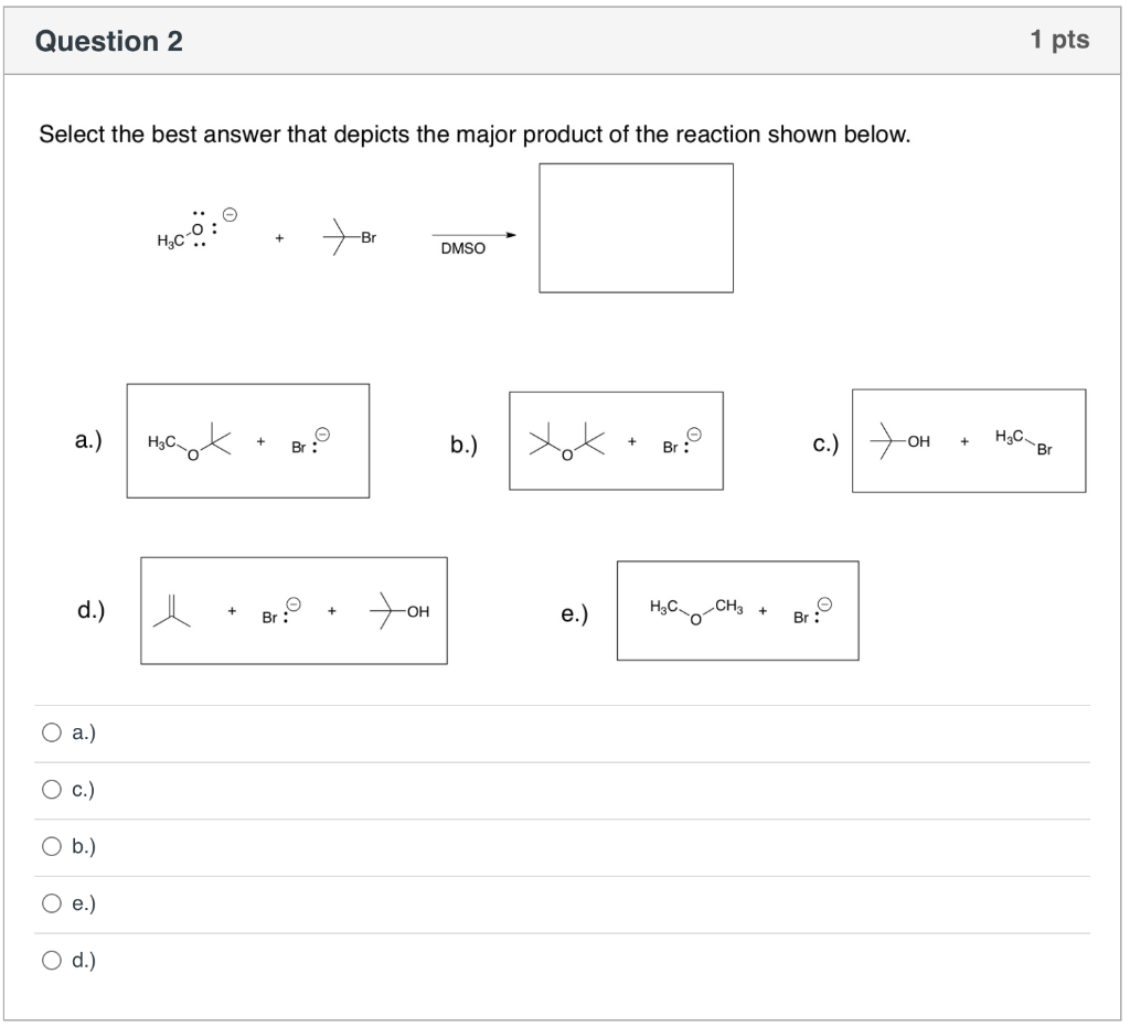 Solved Question 2 1 pts Select the best answer that depicts | Chegg.com