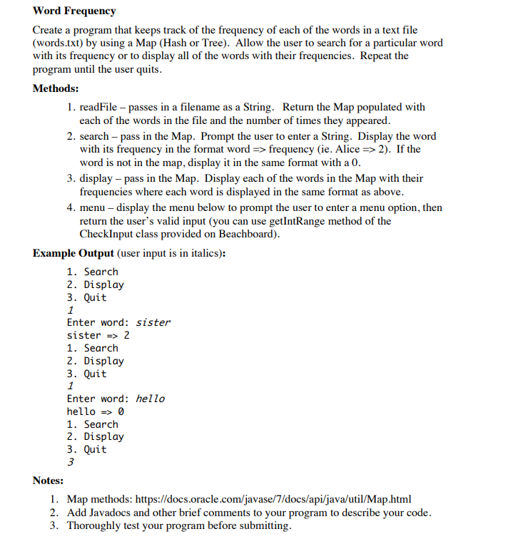 solved-word-frequency-create-a-program-that-keeps-track-of-chegg