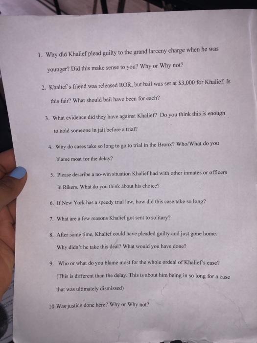 Kalief Browder was accused of taking a backpack. The