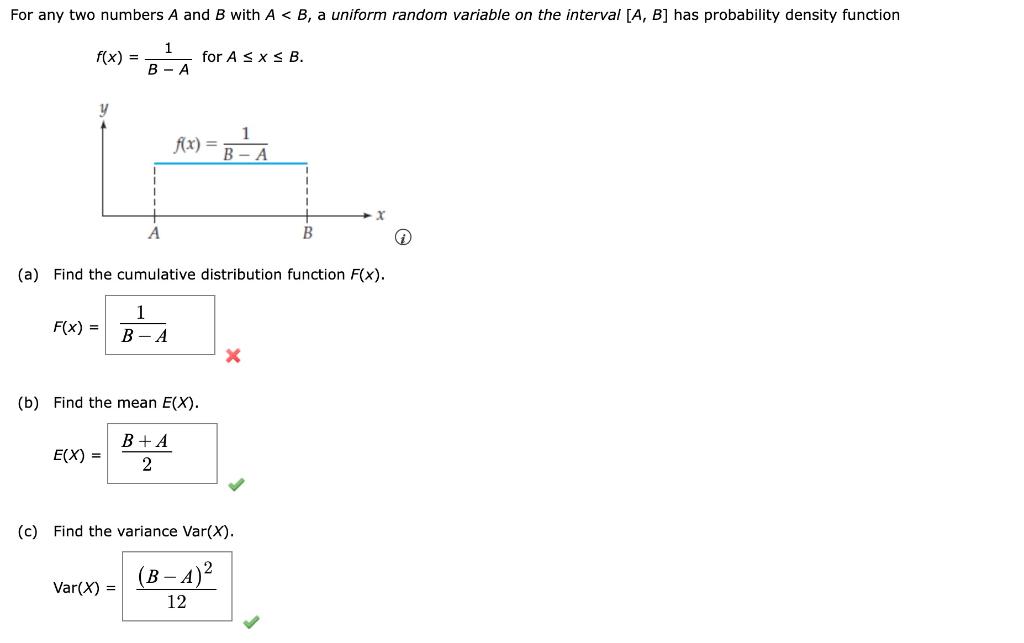 Solved For Any Two Numbers A And B With A | Chegg.com