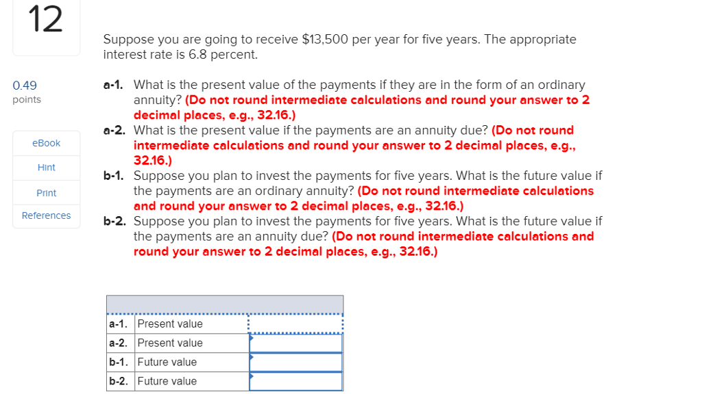 Solved 6 You plan to deposit $4,500 at the end of each of | Chegg.com