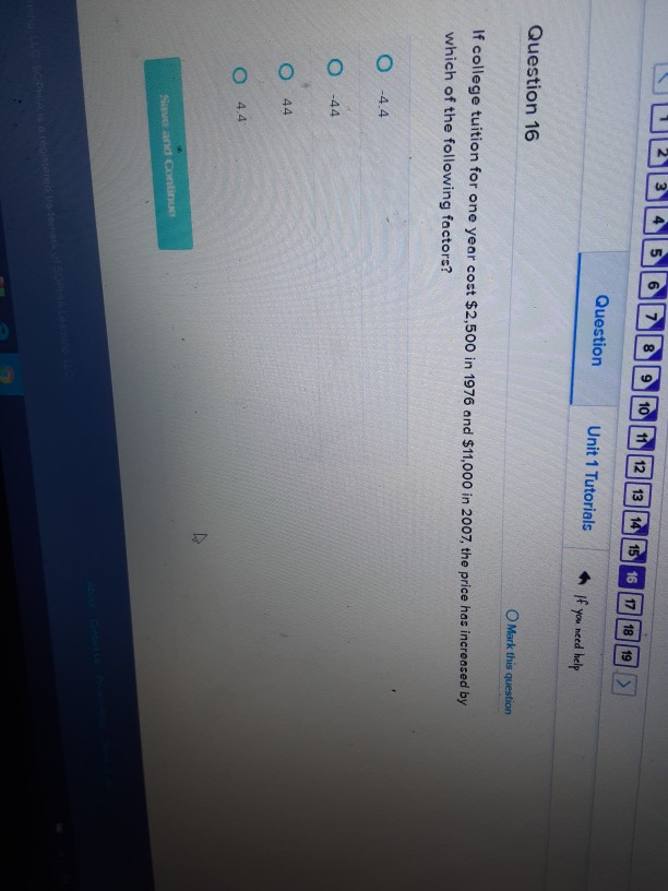 Solved Question Unit 1 Tutorials If You Need Help Question Chegg Solved Question Unit 1 Tutorials If You Need Help Question Chegg