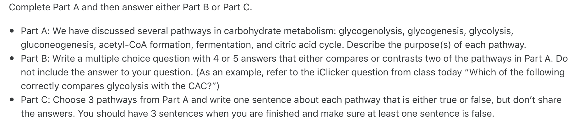 Solved Complete Part A And Then Answer Either Part B Or Part | Chegg.com