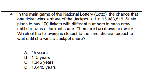 Lotto draws store this week