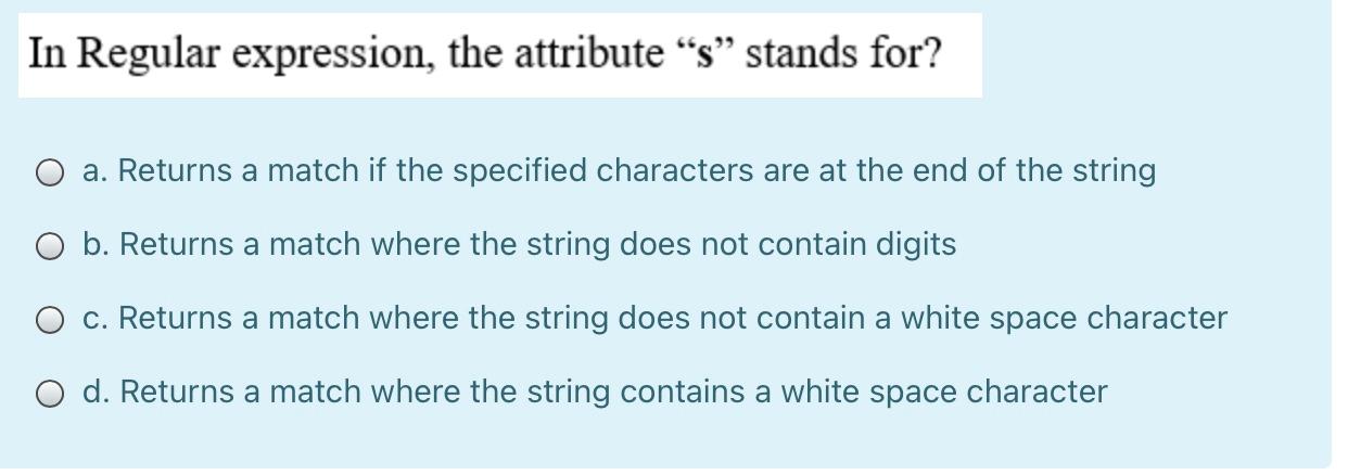 Solved what does the function re search do in python o a chegg