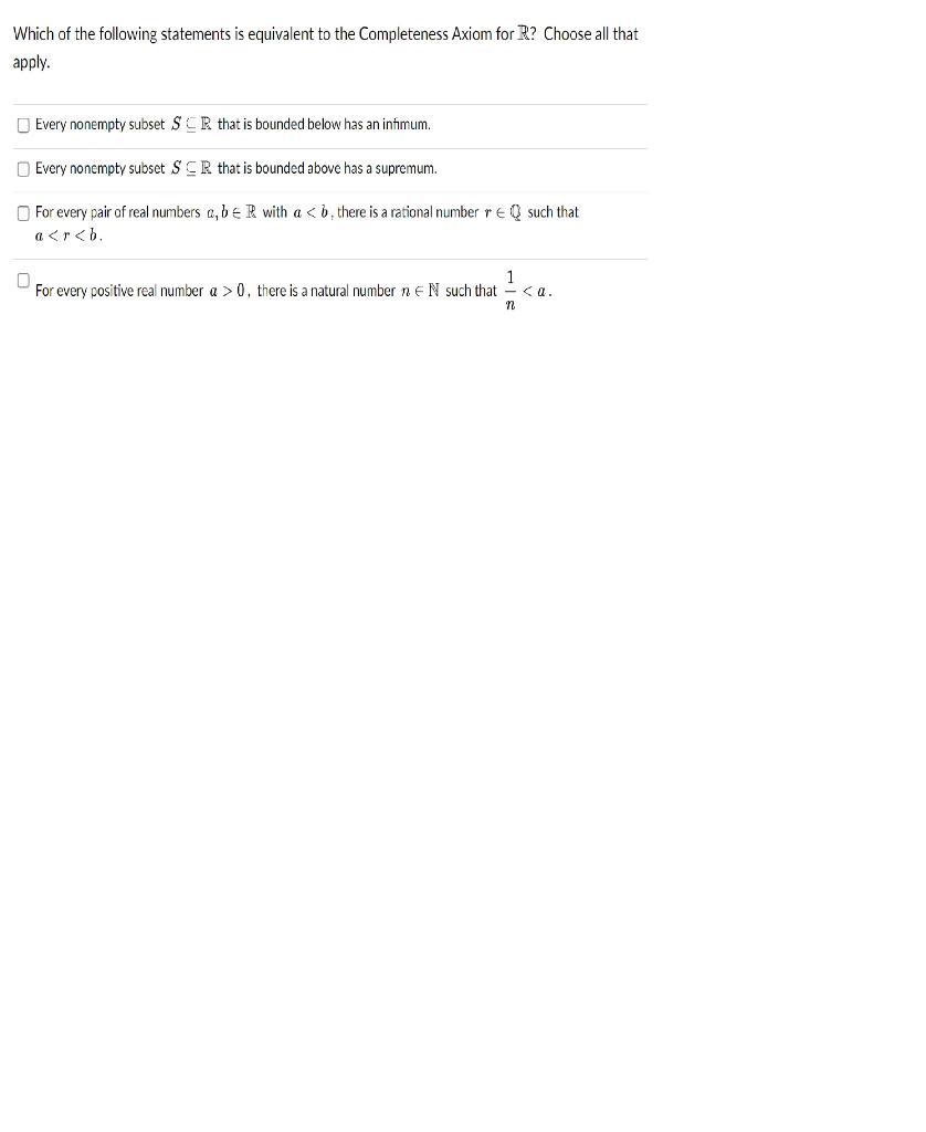 Solved Which of the following statements is equivalent to | Chegg.com
