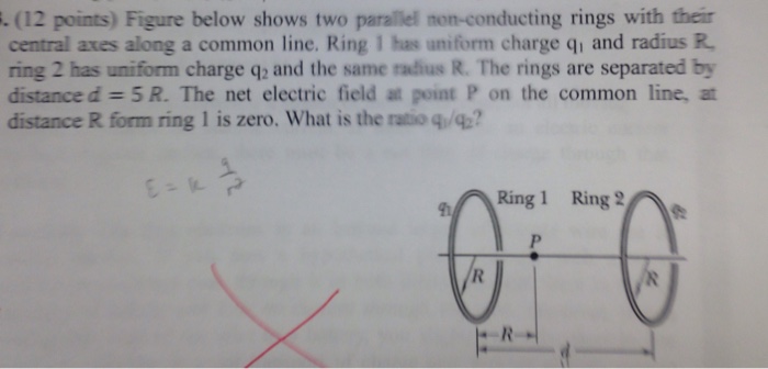 Solved (12 points) Figure below shows two parallel | Chegg.com