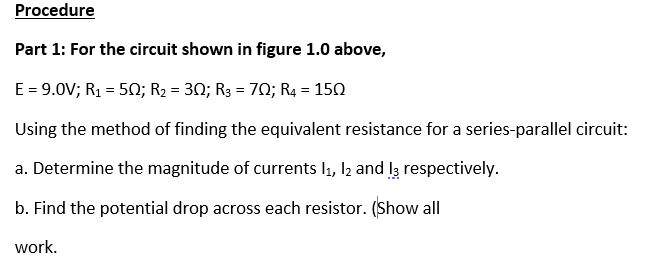 Solved RT 3 R2 N € R 4 R3 3 Figure 1.0 Diagram of Experiment | Chegg.com