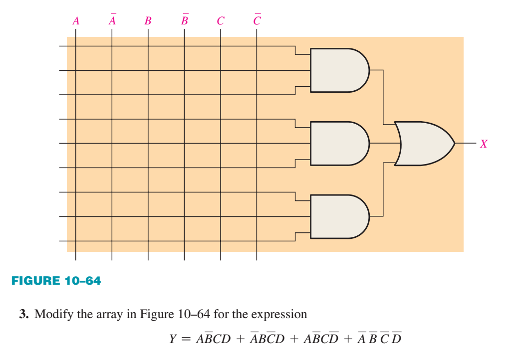 Solved A Ā B B C C с X FIGURE 10-64 3. Modify the array in | Chegg.com