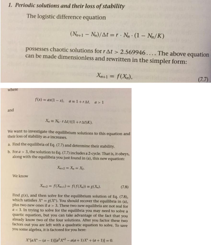 Solved Please Answer A And B Step By Step In As Much Detail Chegg