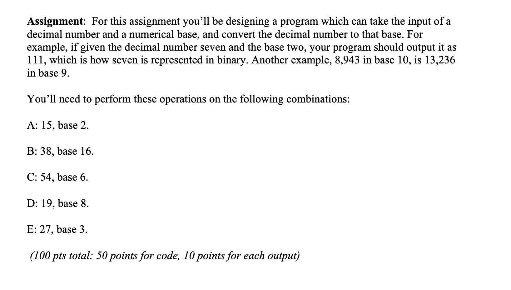 c program assignment questions