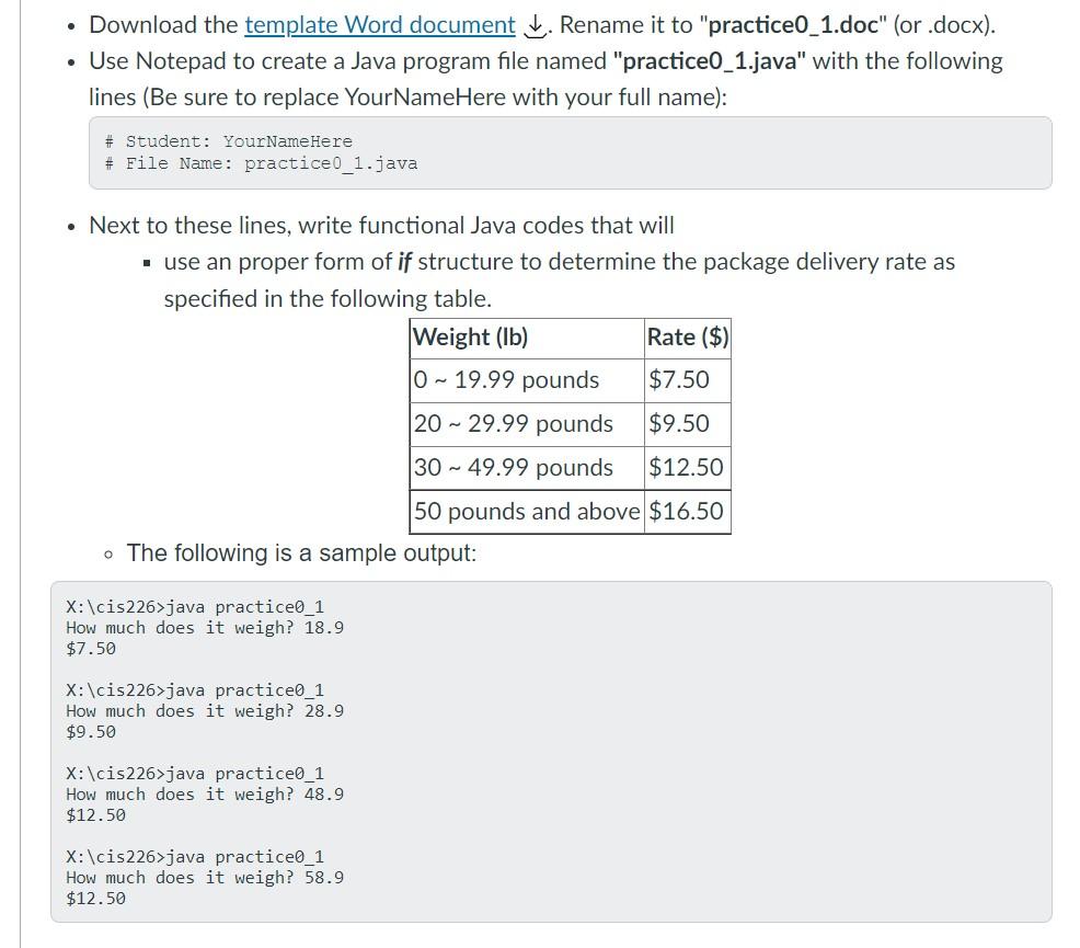 Solved Download The Template Word Document 5 Rename It To Chegg Com