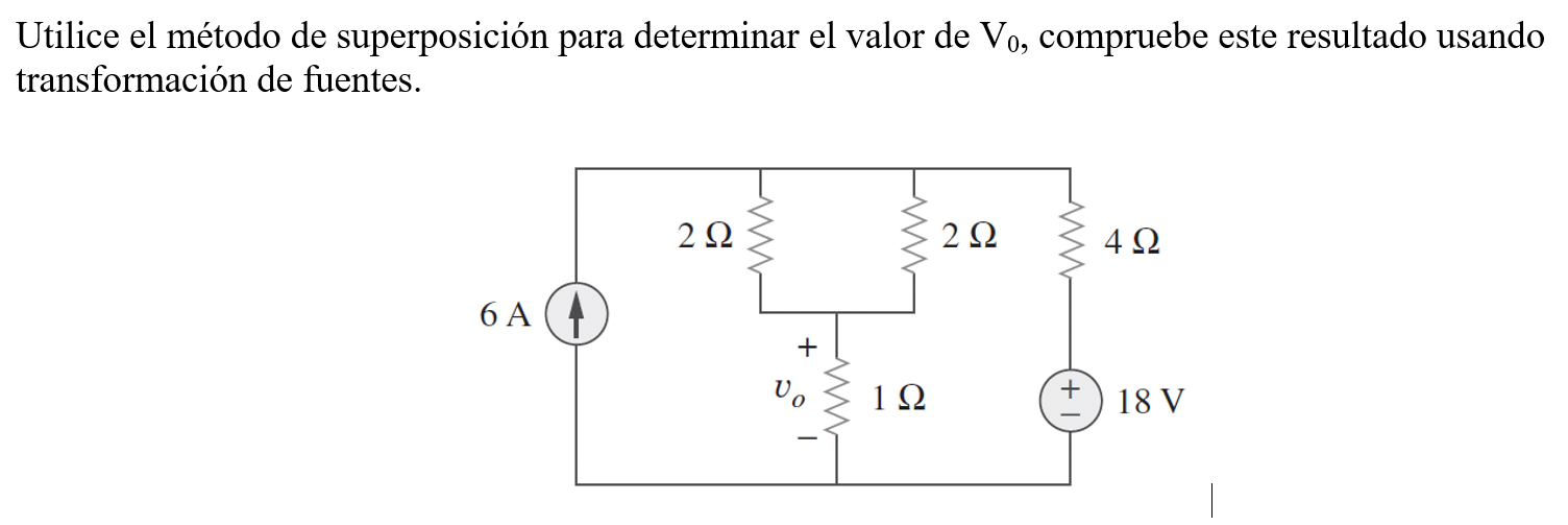 Solved Utilice el método de superposición para determinar el | Chegg.com