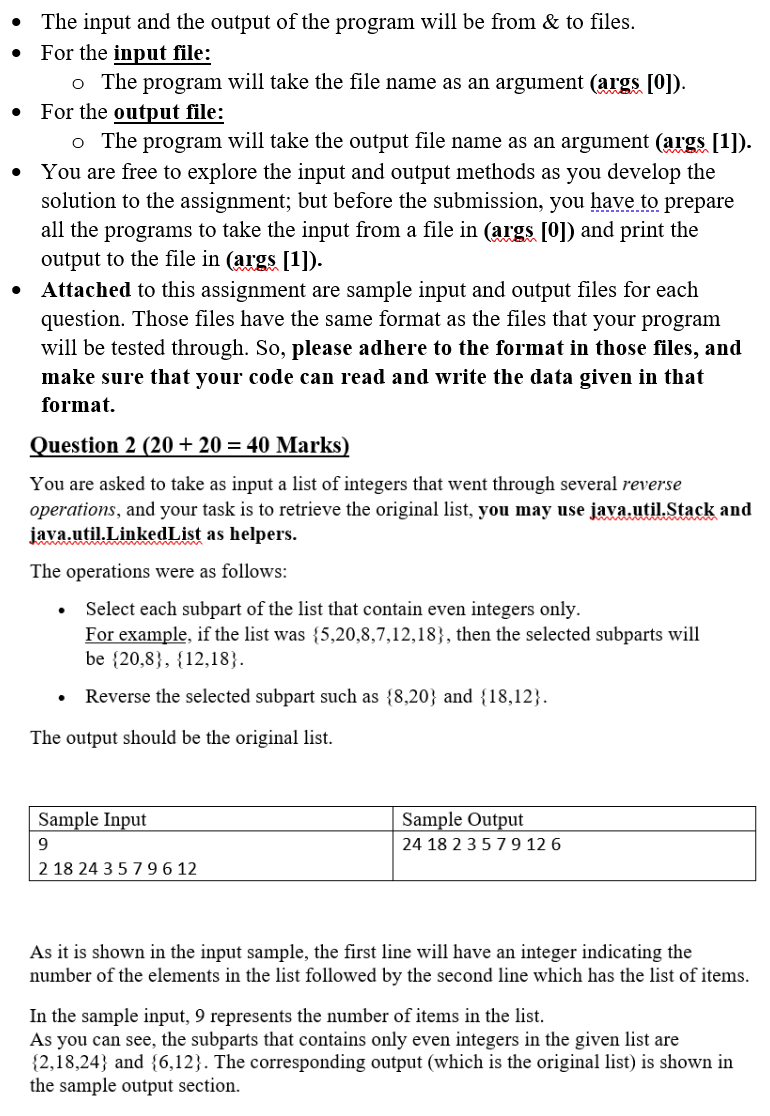 Solved Solve it with java, please read the instructions and | Chegg.com
