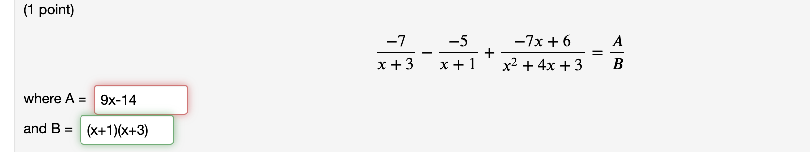 Solved Entered Answer Preview Result 5 5 correct 10 10 | Chegg.com