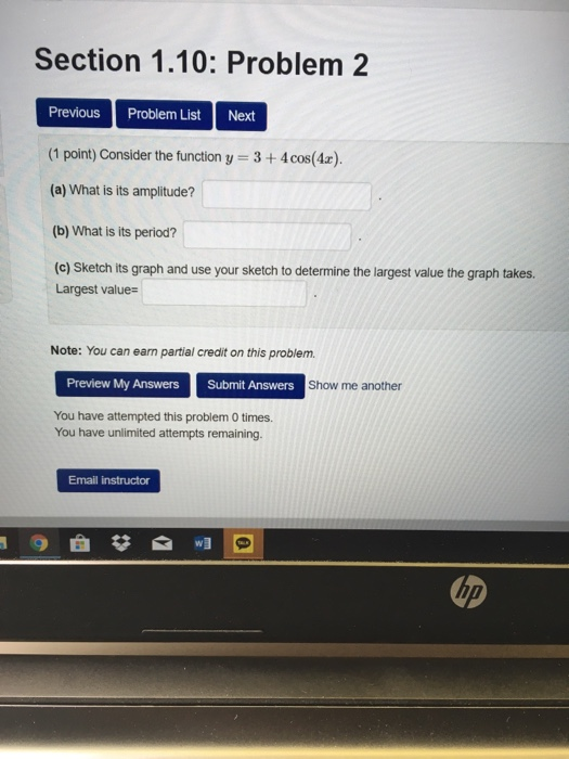 Solved Section 1.10: Problem 2 Previous Problem List Next (1 | Chegg.com