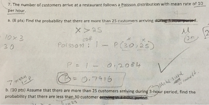 solved-the-number-of-customers-arrive-at-a-restaurant-chegg