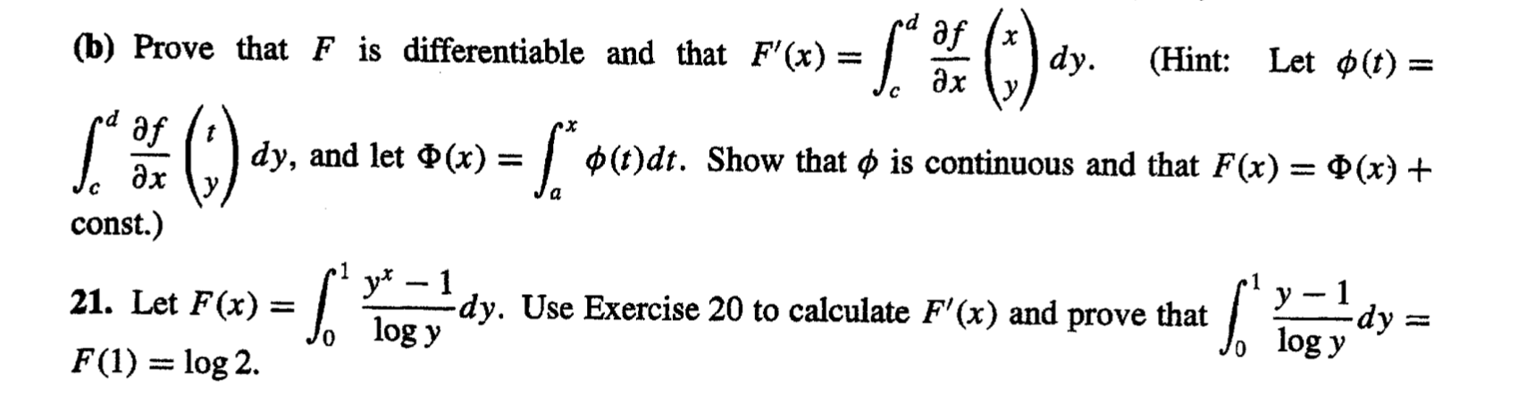 Solved Dy Hint Let º T B Prove That F Is Differenti Chegg Com