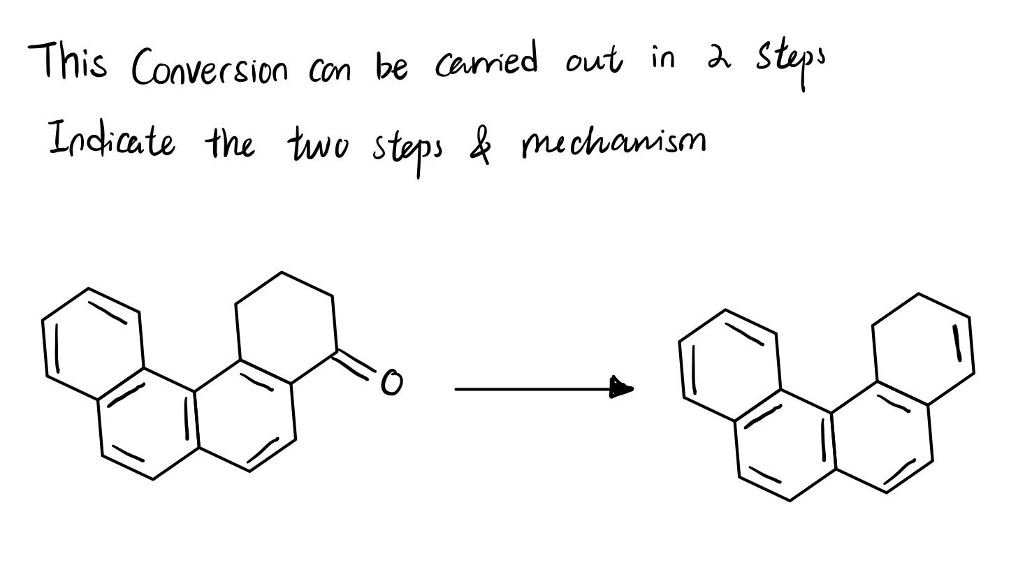 Solved This Conversion can be carried out in 2 steps | Chegg.com