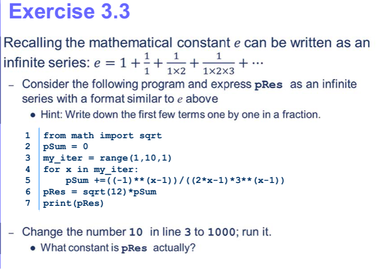 Solved Recalling the mathematical constant e can be written | Chegg.com